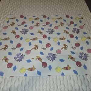 Unbranded Vintage Whinnie The Pooh & Friends Wind Balloons Collectable Blanket